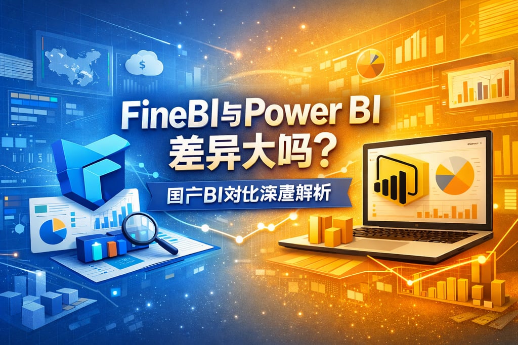 FineBI与Power BI差异大吗？国产BI对比深度解析